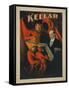 Kellar Devil and Demons with Magic Book Poster-Lantern Press-Framed Stretched Canvas