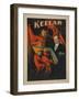 Kellar Devil and Demons with Magic Book Poster-Lantern Press-Framed Art Print