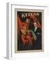 Kellar Devil and Demons with Magic Book Poster-Lantern Press-Framed Art Print