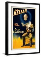 Kellar in his Latest Mystery-null-Framed Giclee Print