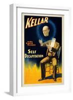 Kellar in his Latest Mystery-null-Framed Giclee Print