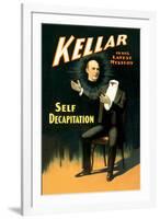 Kellar in His Latest Mystery-null-Framed Art Print