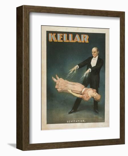 Kellar Levitation Magic Poster No.1-Lantern Press-Framed Art Print