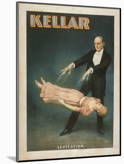 Kellar Levitation Magic Poster No.1-Lantern Press-Mounted Art Print