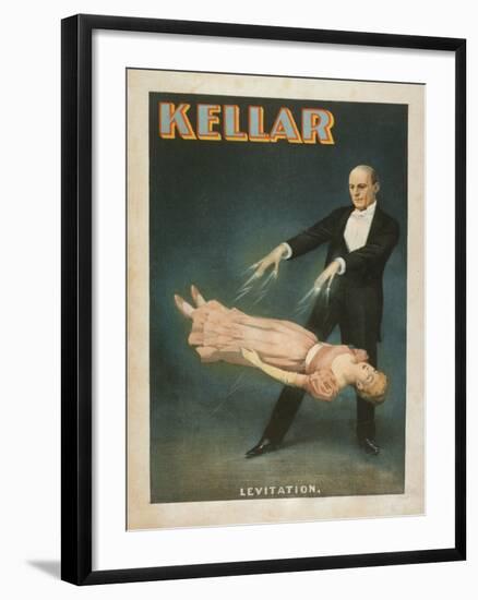 Kellar Levitation Magic Poster No.1-Lantern Press-Framed Art Print