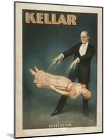 Kellar Levitation Magic Poster No.1-Lantern Press-Mounted Art Print