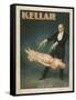 Kellar Levitation Magic Poster No.1-Lantern Press-Framed Stretched Canvas