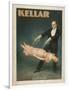 Kellar Levitation Magic Poster No.1-Lantern Press-Framed Art Print