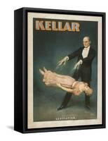 Kellar Levitation Magic Poster No.1-Lantern Press-Framed Stretched Canvas