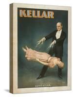 Kellar Levitation Magic Poster No.1-Lantern Press-Stretched Canvas