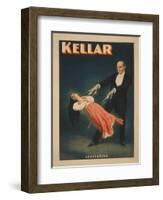 Kellar Levitation Magic Poster No.2-Lantern Press-Framed Art Print