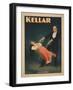 Kellar Levitation Magic Poster No.2-Lantern Press-Framed Art Print