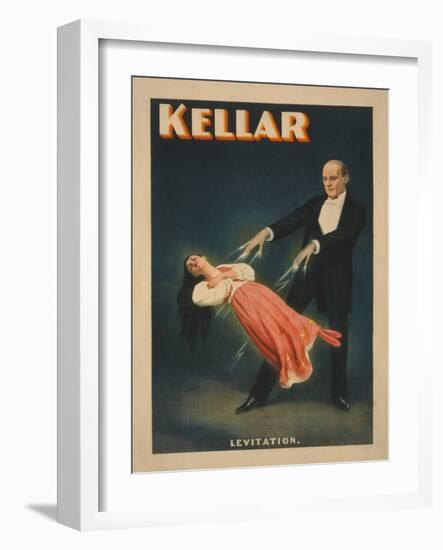 Kellar Levitation Magic Poster No.2-Lantern Press-Framed Art Print