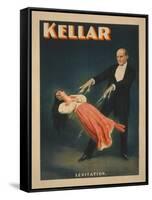 Kellar Levitation Magic Poster No.2-Lantern Press-Framed Stretched Canvas