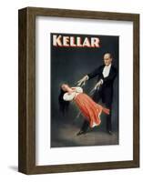 Kellar: Levitation-Vintage Reproduction-Framed Art Print