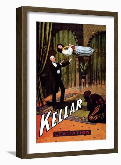 Kellar: Levitation-null-Framed Art Print