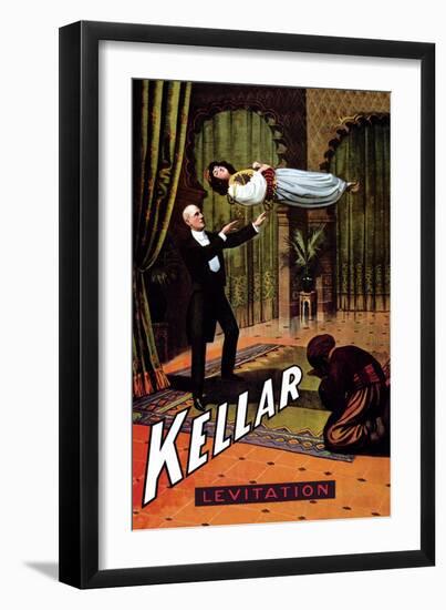 Kellar: Levitation-null-Framed Art Print