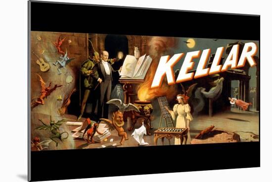 Kellar: Menagerie of Tricks-null-Mounted Art Print