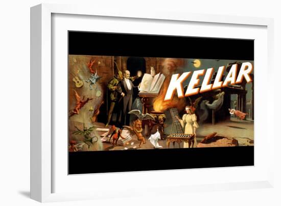 Kellar: Menagerie of Tricks-null-Framed Art Print