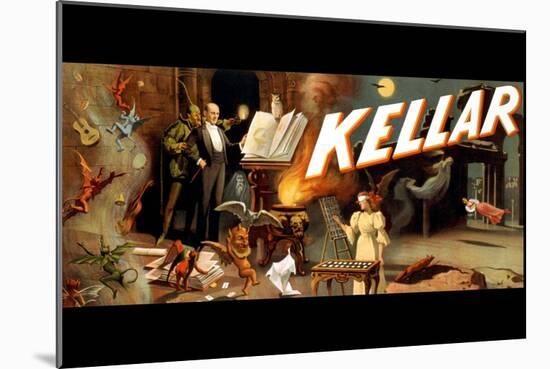 Kellar: Menagerie of Tricks-null-Mounted Art Print