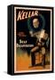 Kellar performing Self Decapitation Magic Poster-Lantern Press-Framed Stretched Canvas
