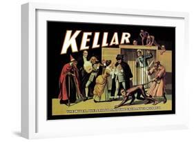 Kellar: The Witch, The Sailor and the Enchanted Monkey-null-Framed Art Print