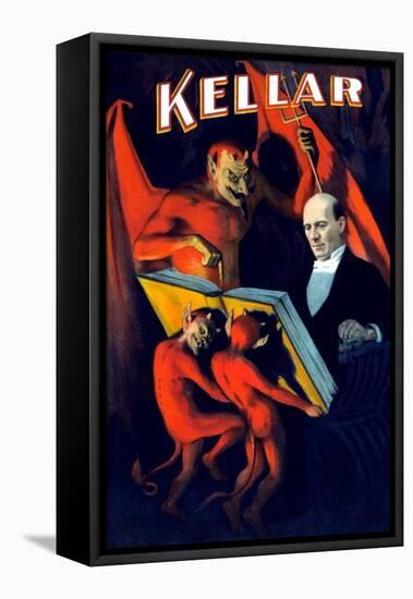 Kellar-null-Framed Stretched Canvas