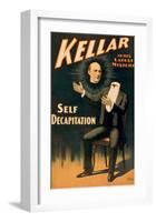 Keller the Magician in His Latest Mystery-null-Framed Giclee Print