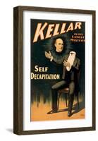 Keller the Magician in His Latest Mystery-null-Framed Giclee Print
