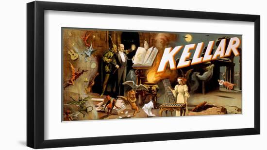 Keller the Magician-null-Framed Giclee Print