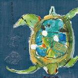 Chentes Turtle on Blue-Kellie Day-Art Print