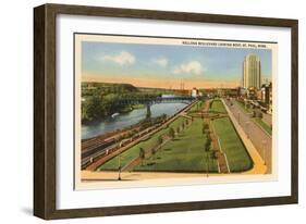 Kellogg Boulevard, St. Paul, Minnesota-null-Framed Art Print