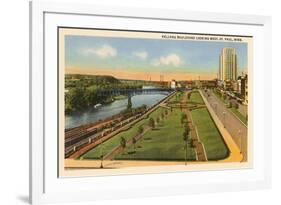 Kellogg Boulevard, St. Paul, Minnesota-null-Framed Premium Giclee Print