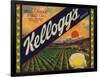 Kelloggs Brand - Casa Blanca, California - Citrus Crate Label-Lantern Press-Framed Art Print