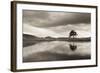 Kelly Hall Tarn at Twilight, Lake District, Cumbria, England. Autumn (November)-Adam Burton-Framed Photographic Print