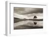 Kelly Hall Tarn at Twilight, Lake District, Cumbria, England. Autumn (November)-Adam Burton-Framed Photographic Print