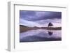 Kelly Hall Tarn at Twilight, Lake District, Cumbria, England. Autumn (November)-Adam Burton-Framed Photographic Print