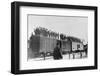 Kelly's Army Riding atop Boxcars in Sacramento-null-Framed Photographic Print