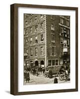 Kelly's Corner (Sepia Photo)-Irish Photographer-Framed Giclee Print