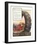 Kelly Tires, Tractor Hauling Logs-null-Framed Art Print