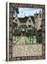 Kelmscott Manor, Gloucestershire, frontispiece to News from Nowhere, c1892 (1901)-William Morris-Stretched Canvas
