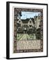 Kelmscott Manor, Gloucestershire, frontispiece to News from Nowhere, c1892 (1901)-William Morris-Framed Giclee Print