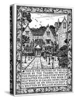 Kelmscott Manor, Gloucestershire, Frontispiece to News from Nowhere, C1892-William Morris-Stretched Canvas