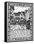 Kelmscott Manor, Gloucestershire, Frontispiece to News from Nowhere, C1892-William Morris-Framed Stretched Canvas