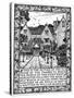 Kelmscott Manor, Gloucestershire, Frontispiece to News from Nowhere, C1892-William Morris-Stretched Canvas