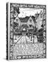 Kelmscott Manor, Gloucestershire, Frontispiece to News from Nowhere, C1892-William Morris-Stretched Canvas