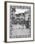 Kelmscott Manor, Gloucestershire, Frontispiece to News from Nowhere, C1892-William Morris-Framed Giclee Print