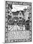 Kelmscott Manor, Gloucestershire, Frontispiece to News from Nowhere, C1892-William Morris-Mounted Giclee Print