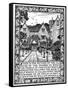 Kelmscott Manor, Gloucestershire, Frontispiece to News from Nowhere, C1892-William Morris-Framed Stretched Canvas