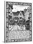 Kelmscott Manor, Gloucestershire, Frontispiece to News from Nowhere, C1892-William Morris-Stretched Canvas